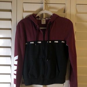 Maroon Jacket by Pink